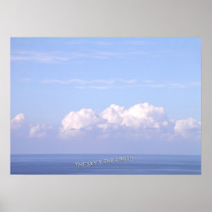Poster "Der Himmel ist das Limit"