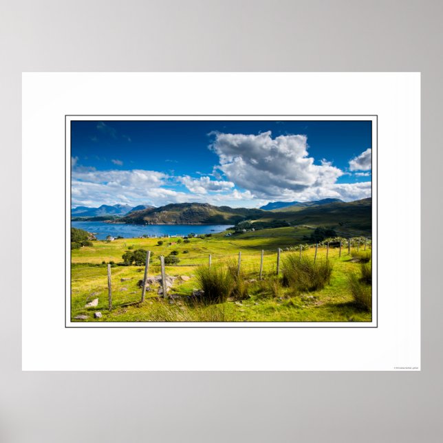 Poster der Insel Skye in Schottland (Vorne)