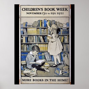 Poster der Kinderbuchwoche 1921
