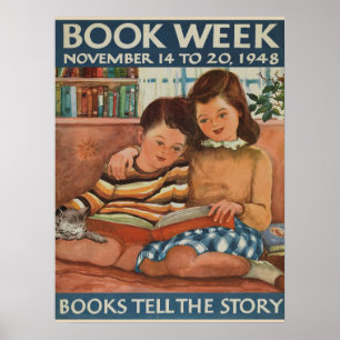 Poster der Kinderbuchwoche 1948