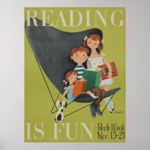 Poster der Kinderbuchwoche 1953