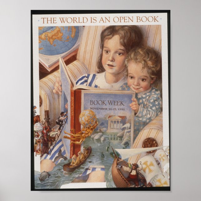 Poster der Kinderbuchwoche 1991 (Vorne)