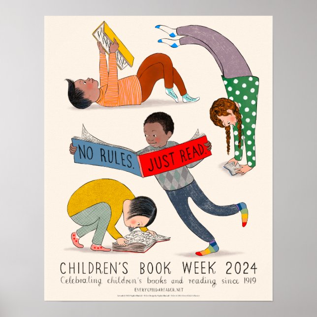 ​ Poster der Kinderbuchwoche 2024 (Vorne)