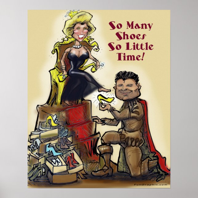 Poster der Königin der Schuhe (Vorne)