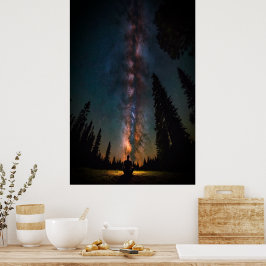 Poster der kosmischen Wall Art Planets Rockets Ast