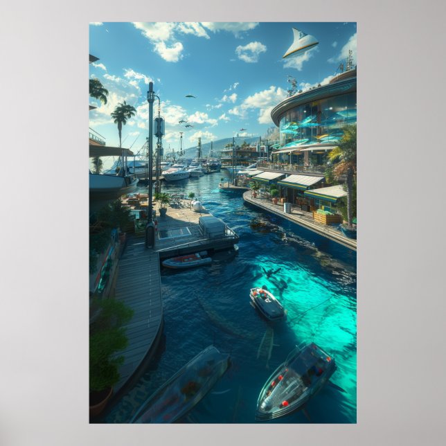 Poster der Küstenstadt Modernes Kino (Vorne)