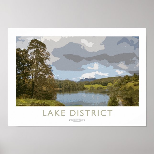 Poster der Lake District Railway (Vorne)