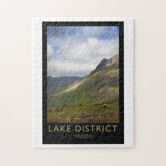 Poster der Lake District Railway Puzzle (Vertikal)