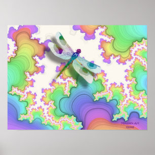 Poster der Libellen (Paste)