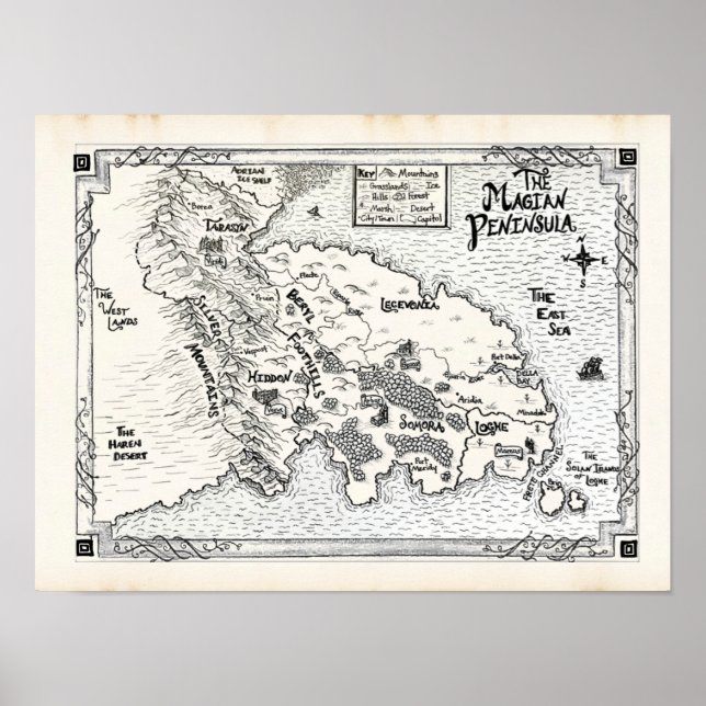 Poster der Magischen Halbinsel (Vorne)