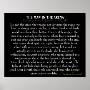 Poster "Der Mann in der Arena"