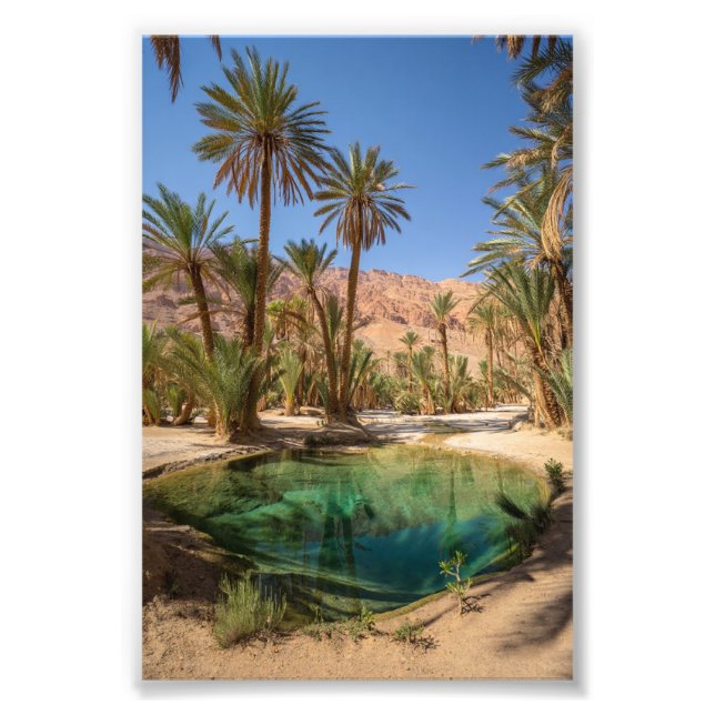 Poster der Marrakesch-Oase (Vorne)