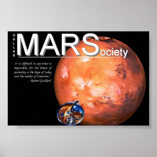 Poster der Mars (Vorne)