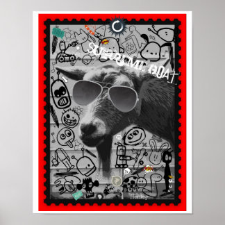 Poster der obersten Ziege {Bestste aller Zeiten}