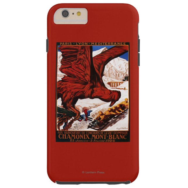 Poster der Olympischen Winterspiele 1924 Case-Mate iPhone Hülle (Rückseite)