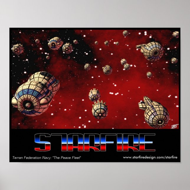 Poster der TFN-Friedensflotte (Vorne)