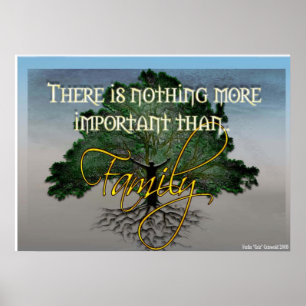 Poster der Wachstumsfamilie