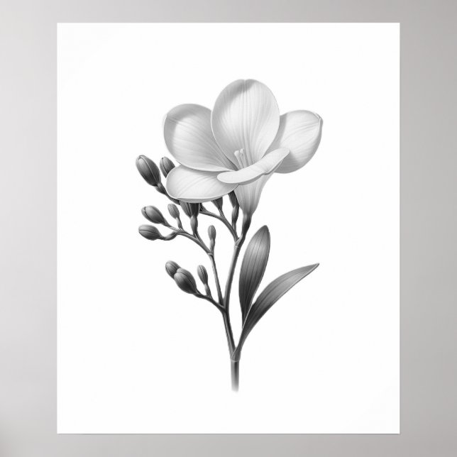 Poster der Wall Art Blume (Vorne)