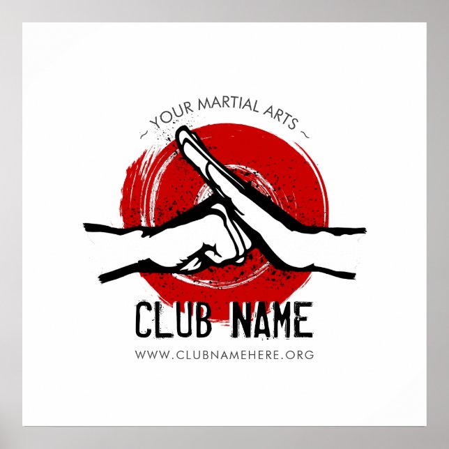 Poster des Club Martial Arts (Vorne)