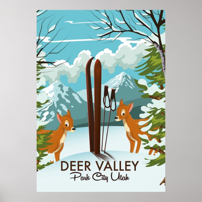 Poster des Deer Valley Park City Utah (Vorne)