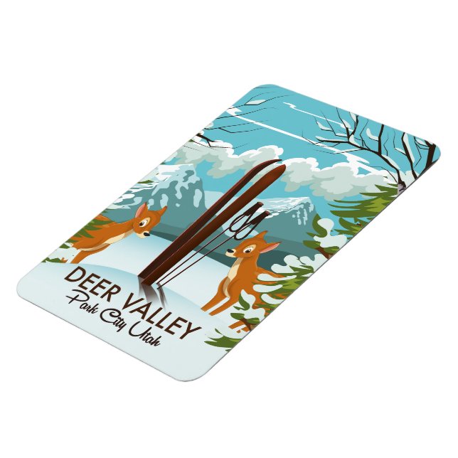 Poster des Deer Valley Park City Utah Magnet (Linke Seite)
