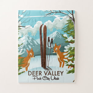 Poster des Deer Valley Park City Utah Puzzle