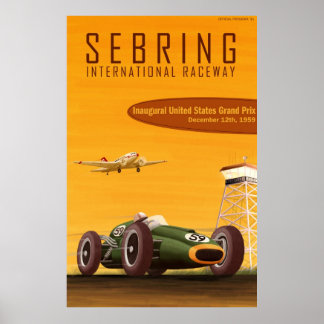 Poster des Großen Preises der Staaten 1959