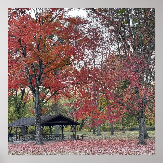 Poster des Herbstparks (Vorne)