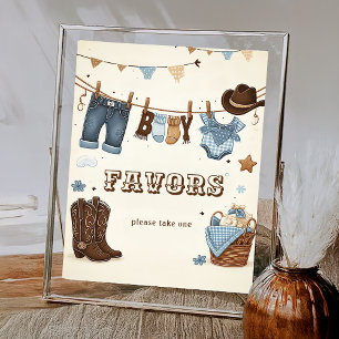 Poster des kleinen Cowboy Favers