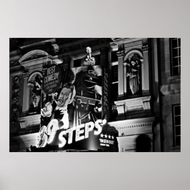 Poster des Londoner Theaters Piccadilly (1843 B&W)