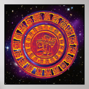 Poster des Mayakalenders (Langzeitrechnung)