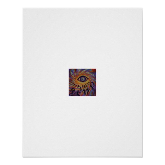 Poster des Mind Melting Eye Vortex Tanz (Vorderseite)