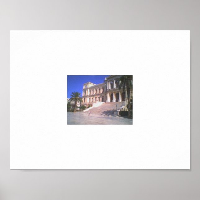Poster des Rathauses von Syros (Vorne)
