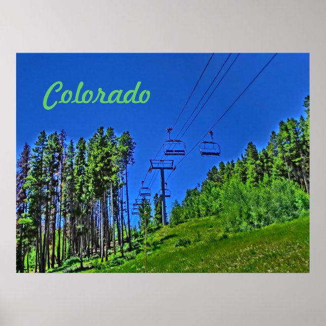 Poster des Skiliftes Colorado (Vorne)