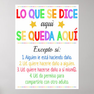 Poster des spanischen Beratungsbüros