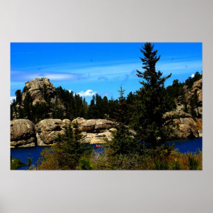 Poster des Sylvan Lake Custer Staat