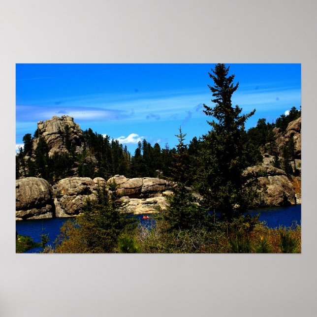 Poster des Sylvan Lake Custer Staat (Vorne)