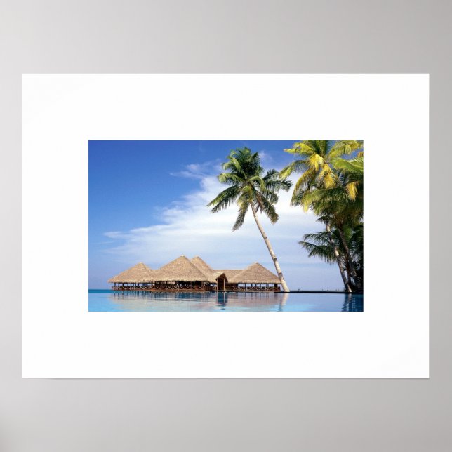 Poster des tropischen Ozeans (Vorne)