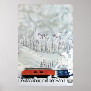 Poster Deutsche Bahn - Deutschland mit der Bahn -