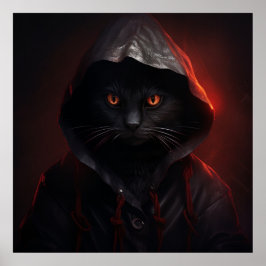 Poster Die Nachtangst der Katze