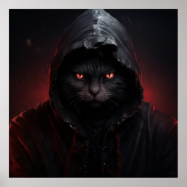 Poster Die Unerschrockenheit der Katzen