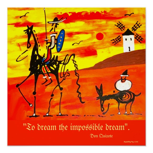 Poster Don Quijote (Vorderseite)