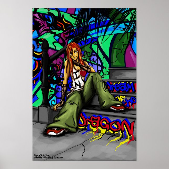 Poster "Dream of the Dragon" (Vorne)