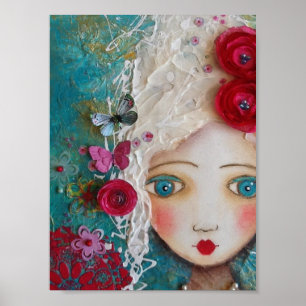 Poster Druck von Julie Ryder - Marie Antoinette