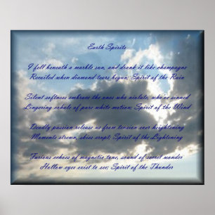 Poster "Earth Spirits"