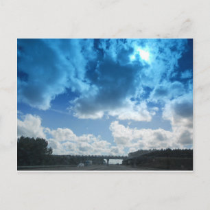Poster eines Londoner Sky Postkarte