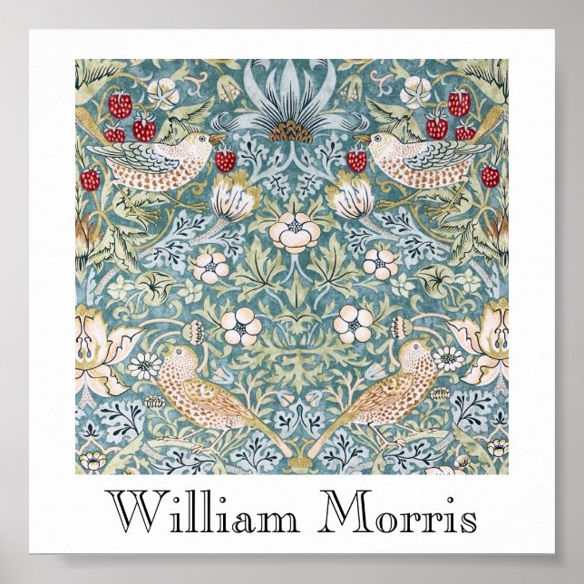 Poster - Erdbeerdesign 2 (Vorne)