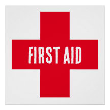 Poster - Erste Hilfe - Rotes Kreuz