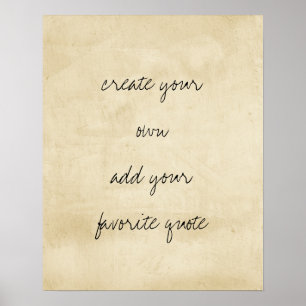 Poster erstellen Sie Ihre eigene bedrängte Textur