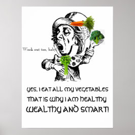 POSTER -ESSEN GESUNDHEITSSPASS 18 x 24"